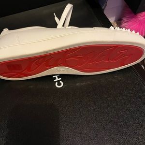 White Christian louboutin Men’s sneakers